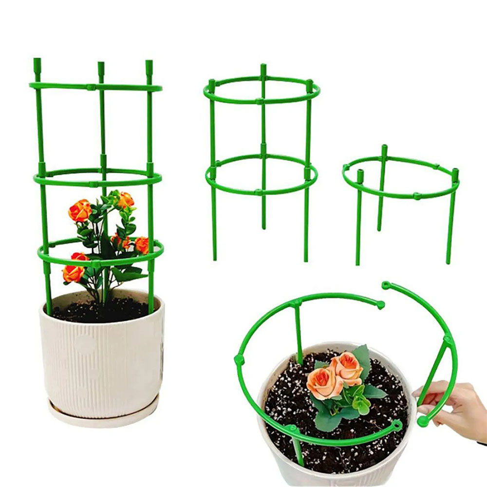 Vine Climbing Plastic - Penyangga Tanaman Plastik Setengah Lingkaran, Tiang