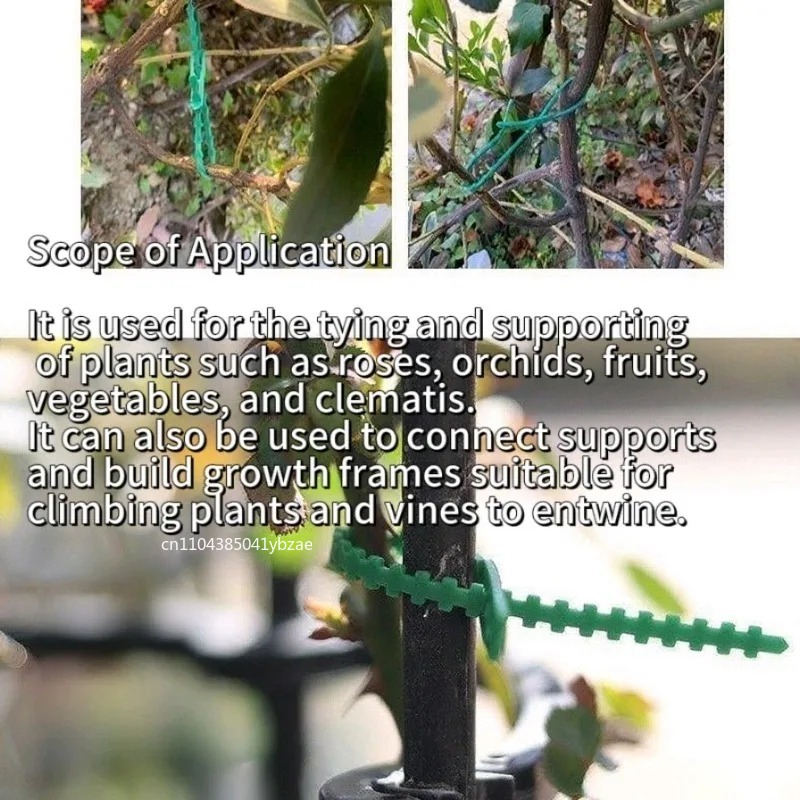 50-1000 pcs Pengikat Kabel Tan - Vine Climbing Plastic ulasan dan harga