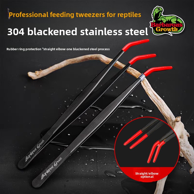 Penjepit Makanan Reptil & Pemb - Feeding Tong Stainless ulasan dan harga