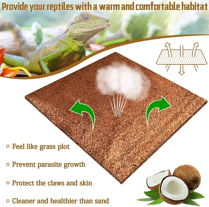 Karpet Reptil Alami Serat Kela - Substrate Coconut Fiber ulasan dan harga