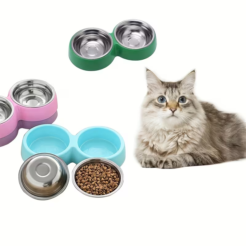 1 Buah Mangkuk Anjing Ganda Ba - Royal Canin Food Medium ulasan dan harga
