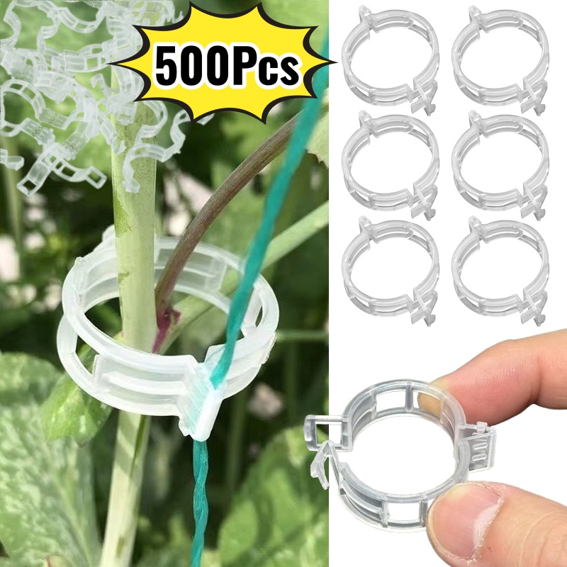 500Pcs Klip Penyangga Tanaman  - Vine Climbing Plastic ulasan dan harga