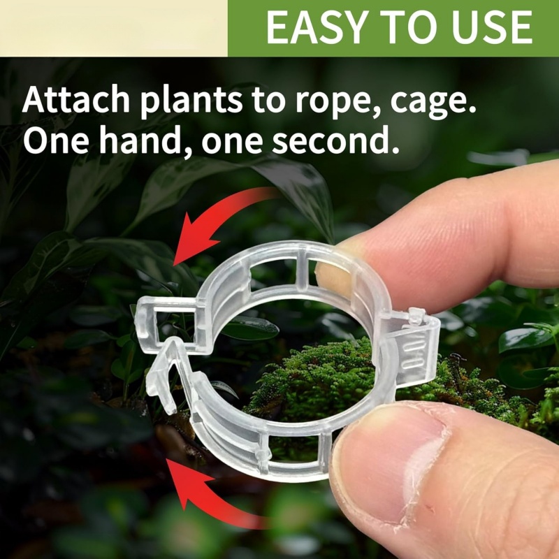 500Pcs Klip Penyangga Tanaman  - Vine Climbing Plastic ulasan dan harga